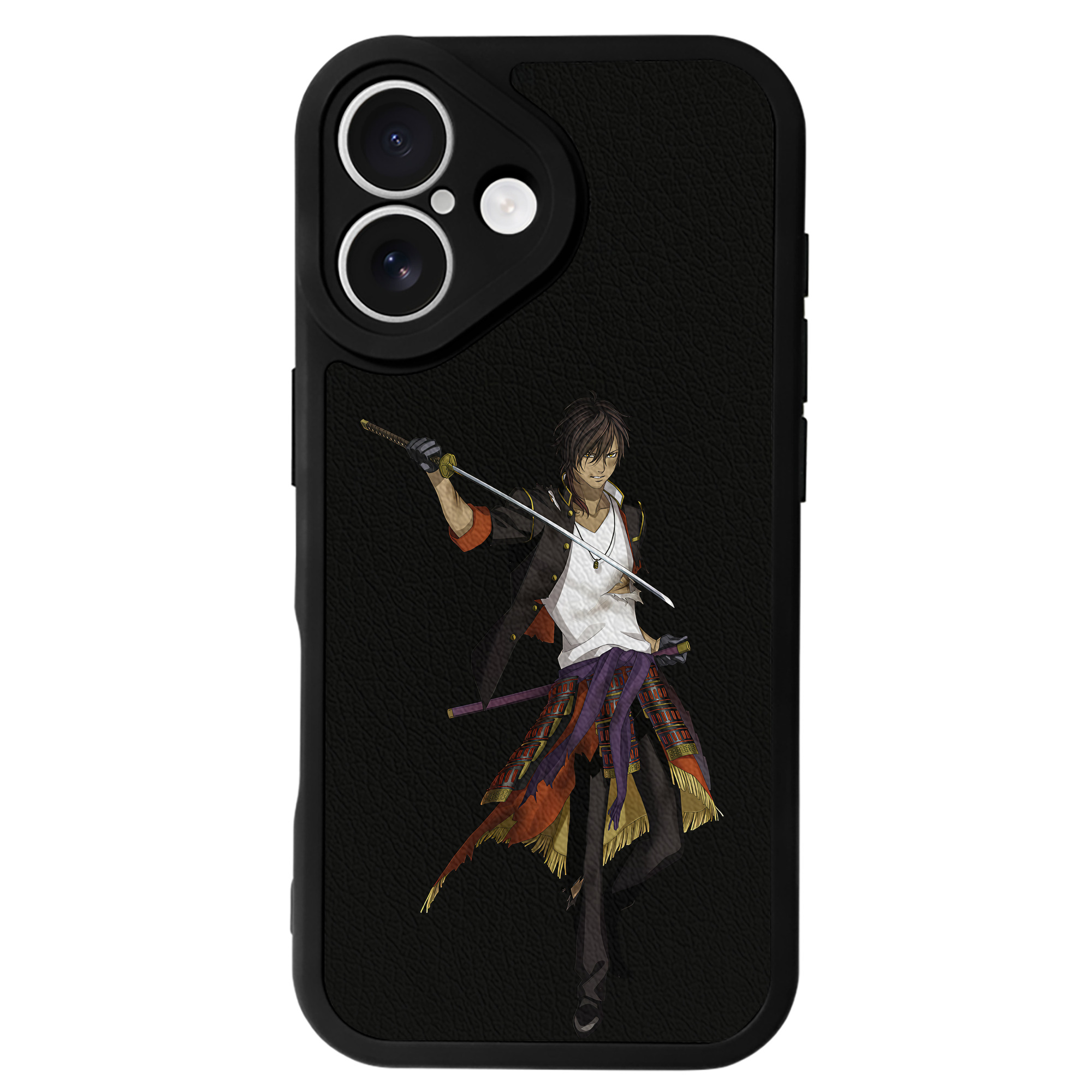 （画像用） 刀剣乱舞 Touken Ranbu 【iPhone 16シリーズ対応】シリコンスマホケース（レザー調） 材質：シリコン